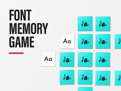 Font Memory Game