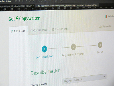 Get A Copywriter Back End