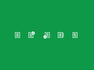 Get A Copywriter Document Icons