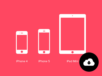 iPhone 4, iPhone 5, iPad Mini Photoshop Custom Shapes