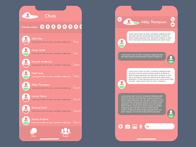 Chat chat daily ui dailyui design direct messaging graphic design illustration ui wireframe