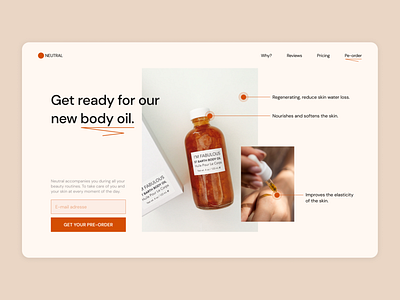 Daily Ui — "Landing Page"