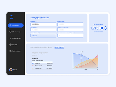 Daily Ui — "Calculator" 004 bank daily ui ui ux web