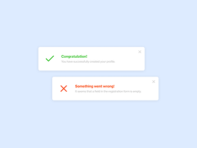 Daily Ui — "Flash Message"