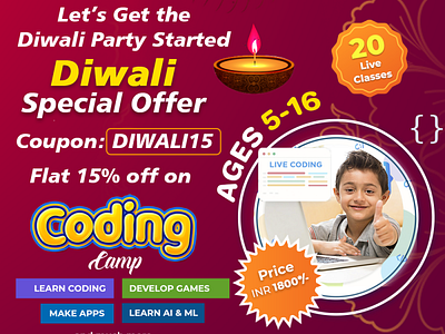 Social Media Diwali Post branding graphic design