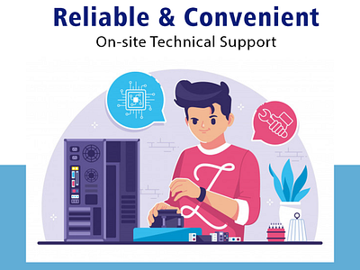 Technical Support Social Media Post branding design graphic design illustration vector