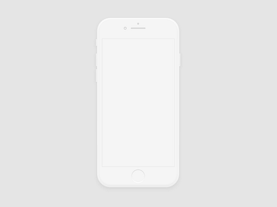 Download Iphone 7 Minimal Mockup Free By Jq Jq On Dribbble