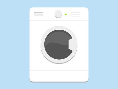 Washing Machine Flat Icon flat flat icon icon laundry machine machine washing wash washing