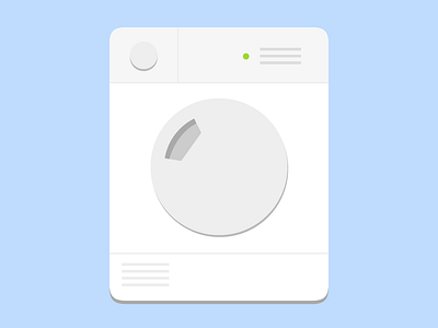 Dryer Flat Icon clothing dryer flat flat icon household icon wash dryer