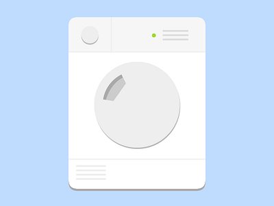 Dryer Flat Icon