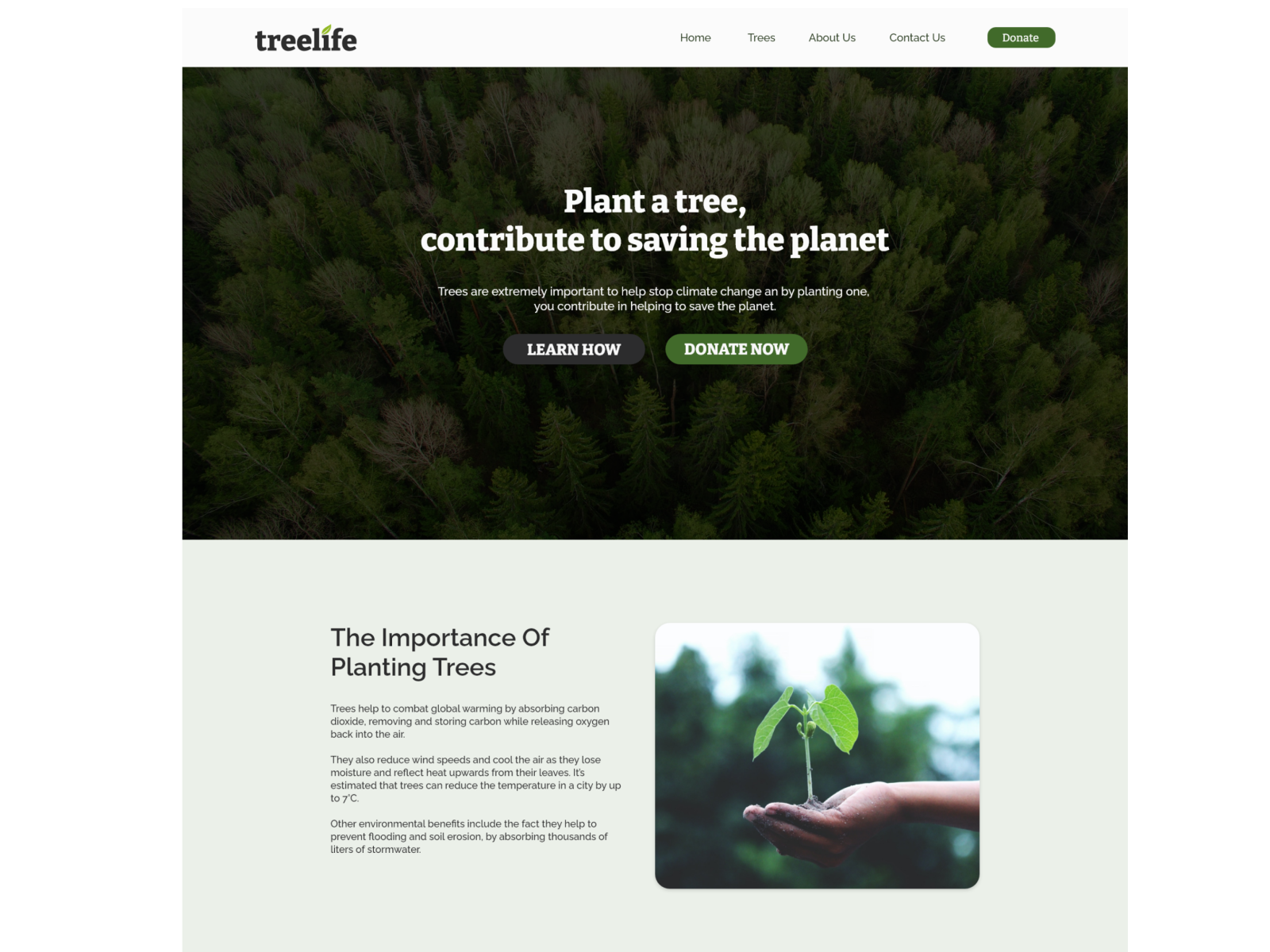 treelife-a-donation-page-for-planting-trees-by-martine-on-dribbble