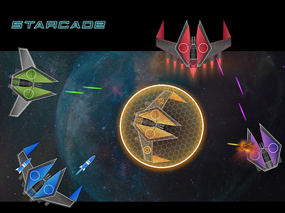 Starcade Game Sprites arcade game hud game ui sprites starcade