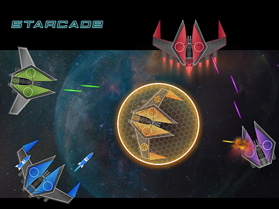 Starcade Game Sprites