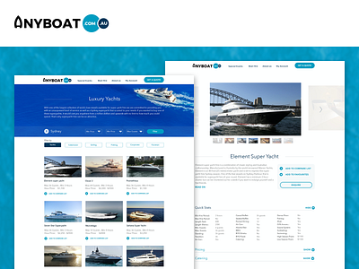 Anyboat Preview card sorting redesign ui ux