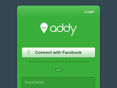 Addy Sign Up addy page signup