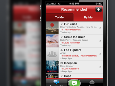 Music App app iphone music