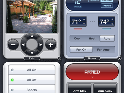Home Automation App app clare controls home automation iclare ipad