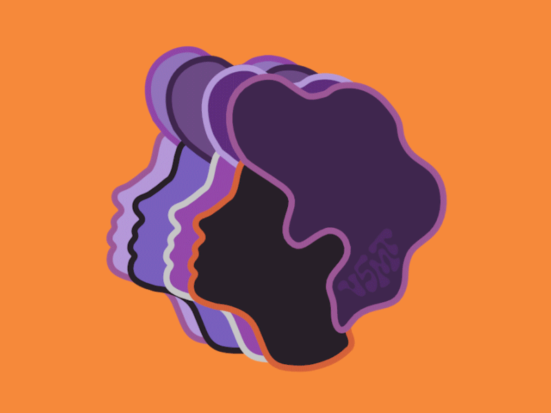 Groovy GIF Sticker #3 animated animated icon animation branding character design drawing gif giphy sticker groovy icon illustration loop motion motion animation poc profile ui ux vector women