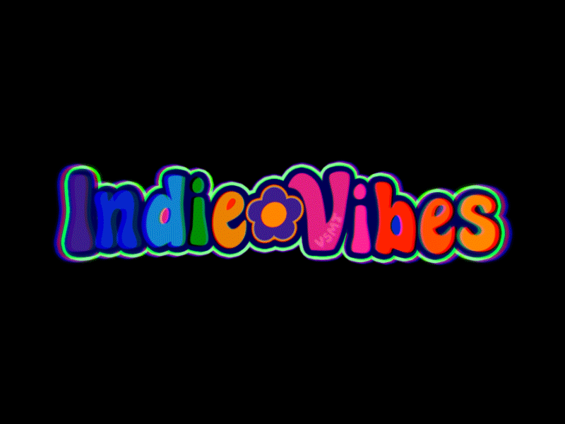 Indie Vibes GIF Sticker animated animated icons animated lettering animated stickers animation design gif giphy sticker groovy illustration indie vibes instagram stickers interface icons loop motion motion design social media design type in motion ui ux vector