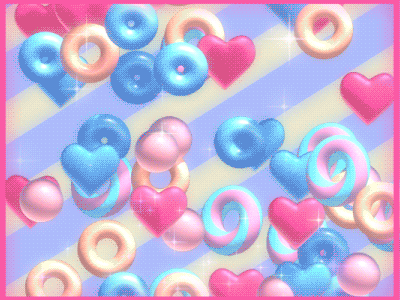 Cuteness & sparkles for OKgrl cgi design gif loop motion