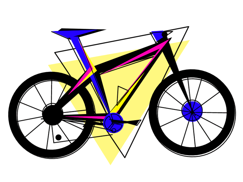 Bike #2 animated animation bicycle bike cartoon cycling design gif motion