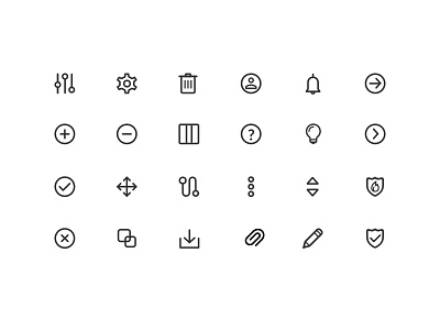 Icons on CS portal icon iconography