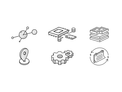 Another isometric icons on CS portal icon iconography isometric