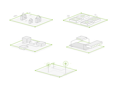 Isometric icons for CS portal icon iconography isometric