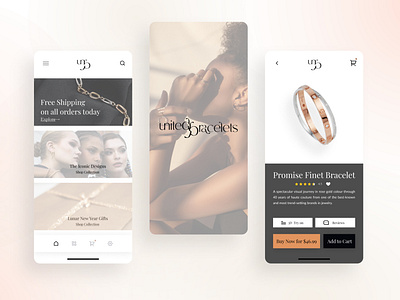 UnitedBracelets - Jewellery Shopping App