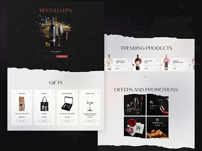 Wine shop web design