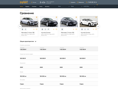 Developed 2 pages for a car dealership branding graphic design ui ux