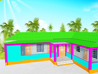 https://sirajtech.org/bangladesh-village-new-modern-l-size-house 3d animation branding design graphic design illustration logo motion graphics ui vector