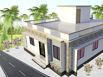 https://sirajtech.org/3-bhk-house-design-and-plan-3d-house-desig