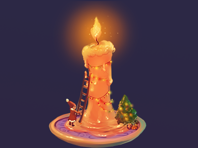 Candle candle christmas fire gnome warm