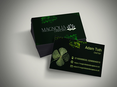 Business card and stationary design for natural based