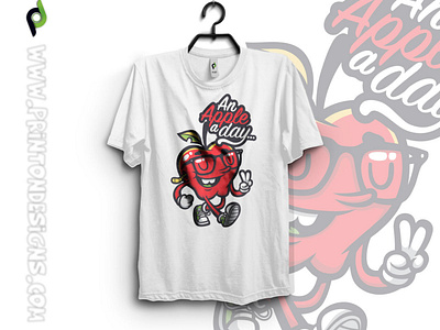 An Apple a day tshirt design