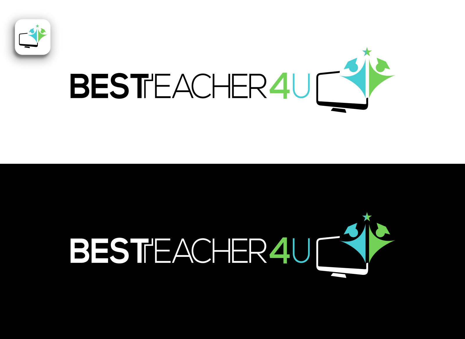Best Teacher Logo design by Md Shazzad Hossain on Dribbble