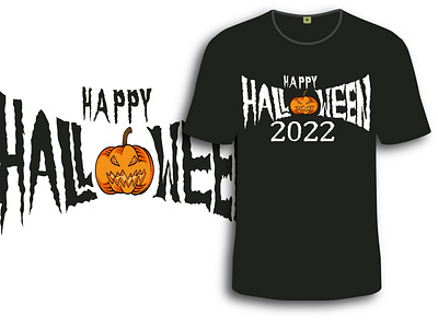 Half sleeve Halloween tshirt design trendy