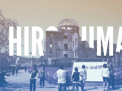 Hiroshima channels hiroshima japan photography series typography