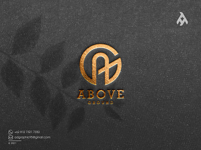 Above Graound Logo branding design graphic design icon illustration logo typography vector