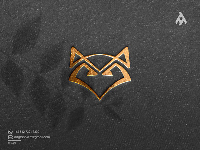 simple fox logo branding design graphic design icon illustration logo logo fox typography vector