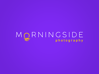 Logo Morningside Photography dawn logo logo design sun sunrise typography