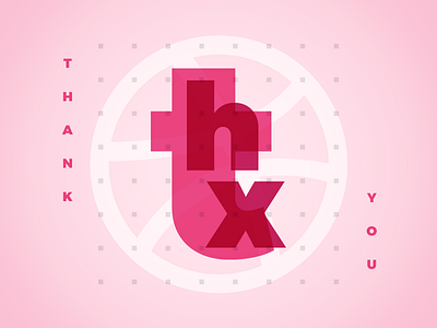 Hello Dribbble debut design hello thank you typography