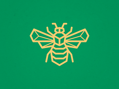 Bee Square branding illustration logo logo design vector
