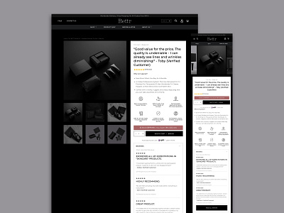 Bettr Product Page