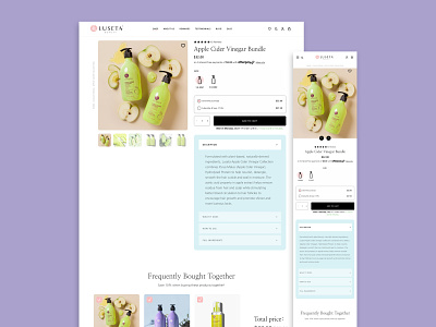 Luseta Beauty Product design ui ui design ui ux uidesign uiux user experience user interface ux ux design ux ui uxdesign uxui web web design website