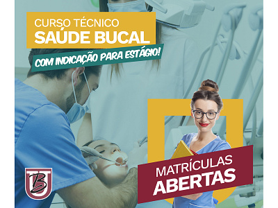 Mídias sociais (Escola Técnica Bom Jesus) graphic design