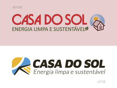 Rebranding (Casa do Sol) branding graphic design logo