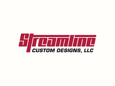 Streamline Custom Designs Wordmark Concept