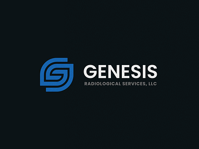 Genesis abstract brand branding clean golden ratio grid logo mark modern monogram process